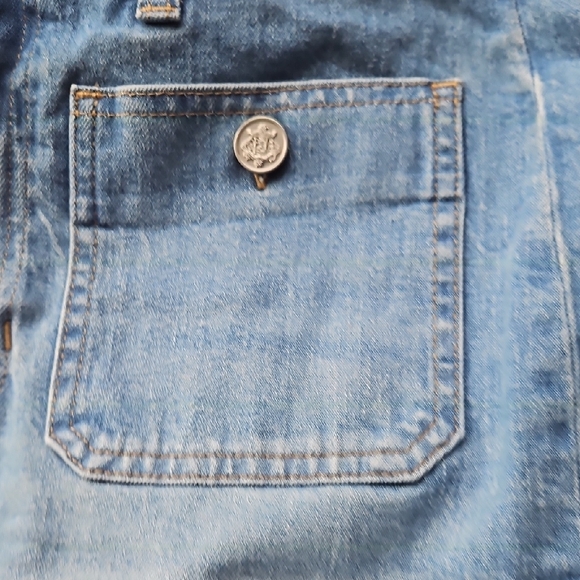 J. Crew Sky Blue 96 Denim Trouser Flare Leg - Picture 4 of 7